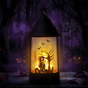 Halloween Indoor Decorations Castle Ghost LED Table Lamp for Night Party