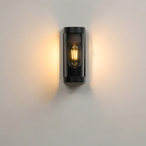 Vintage Aluminium Glass Wall Lights for Entryway Patio