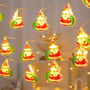 Indoor Decor Father Christmas Battery Powered String Lights