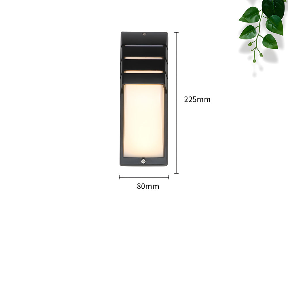 Stylish IP65 Motion Sensor Acrylic LED Outdoor Wall Lights for Entryway