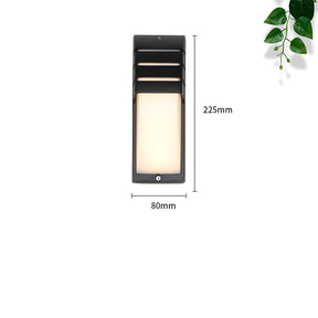 Stylish IP65 Motion Sensor Acrylic LED Outdoor Wall Lights for Entryway
