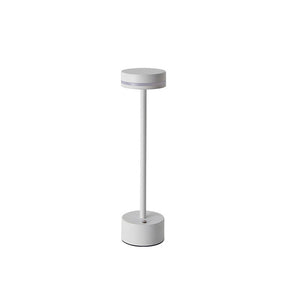 Modern I-Shaped Metal Rechargeable Dimmable Touch Table Lamp for Bedroom Tea Room