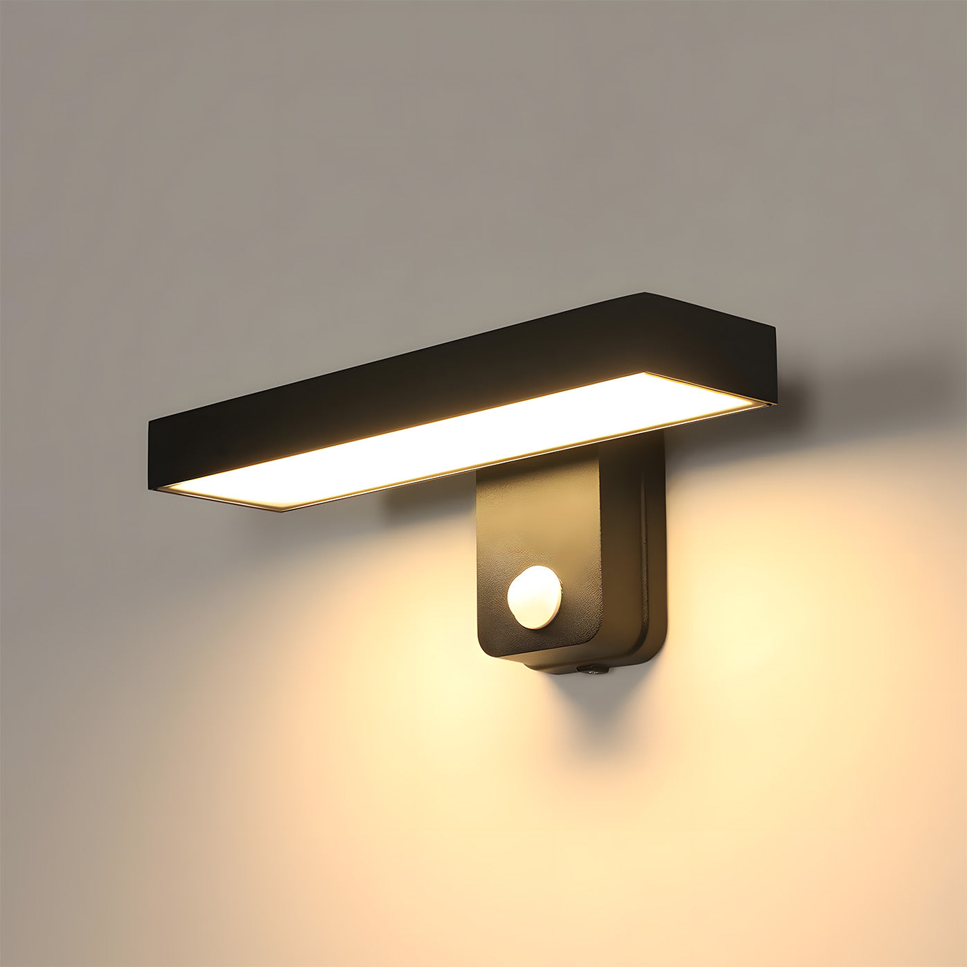 Stylish LED IP65 Motion Sensor Aluminium Porch Wall Lights
