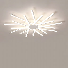 Stylish Multi Arm Acrylic LED Ceiling Lights for Living Room