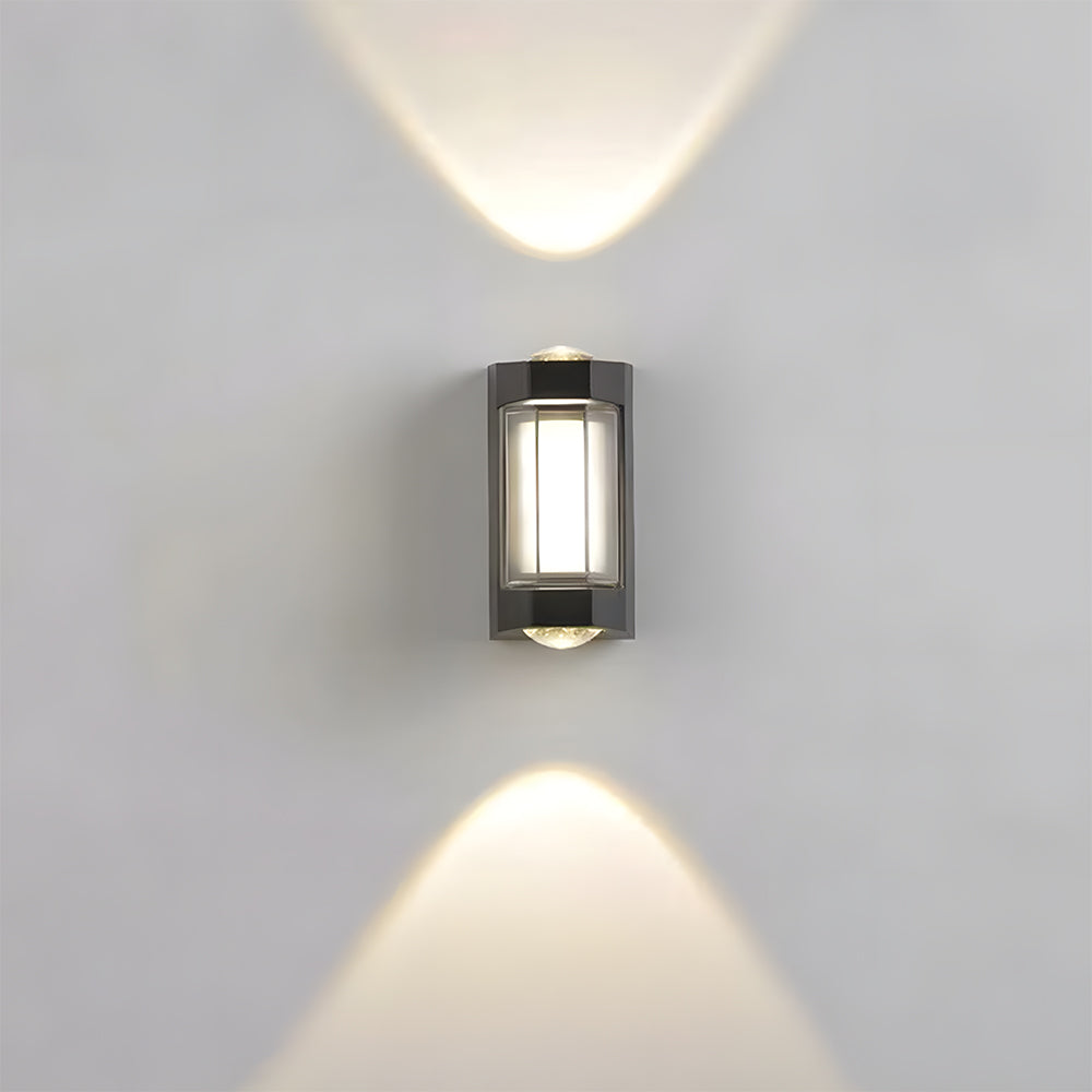 LED Waterproof Up and Down Outdoor Wall Lighting for Garden Halls Terrace Patio