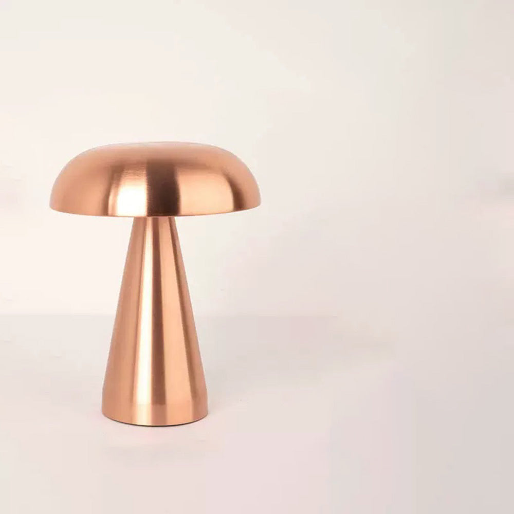 Danish Mushroom Metal Acrylic Rechargeable Dimmable Lamp for Study Bedroom