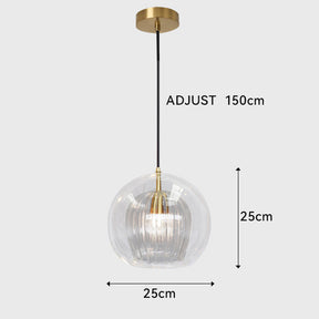 Simple Modern Glass Pendant Lights for Living Room