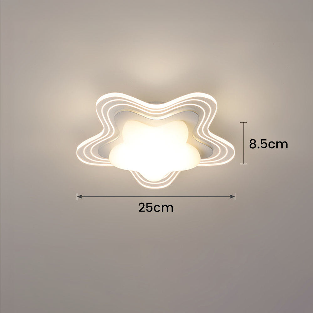 Art Deco Creative Acrylic Bedroom LED Ceiling Light