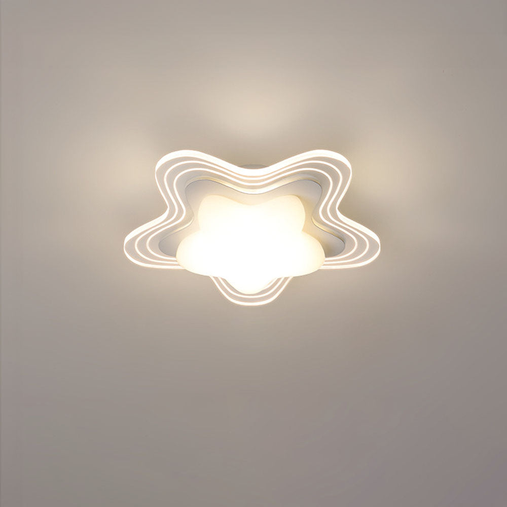 Art Deco Creative Acrylic Bedroom LED Ceiling Light