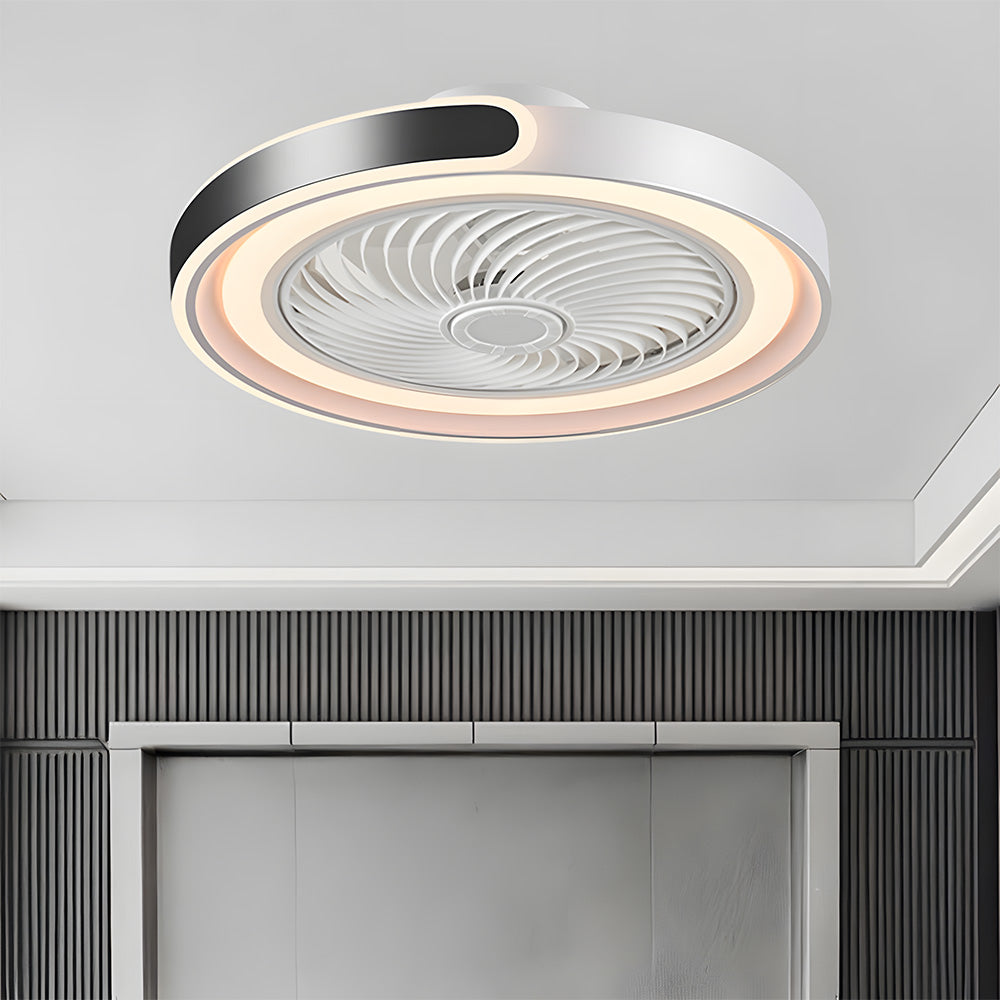 Modern LED Dimmable Ceiling Fan With Remote Light