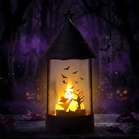 Halloween Indoor Decorations Castle Ghost LED Table Lamp for Night Party