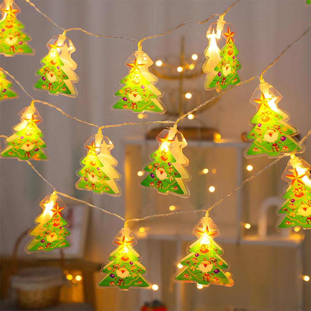 Indoor Decor Father Christmas Battery Powered String Lights