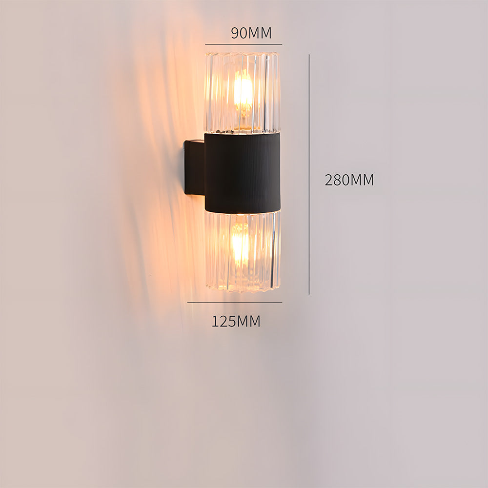 Modern Up and Down Waterproof Wall Sconce for Outdoor Porch