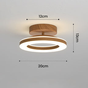 Contemporary Acrylic Round Hallway LED Ceiling Light