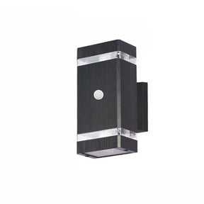 Modern Layered Outdoor Wall Lights with Optional PIR Sensor for Porch Patio