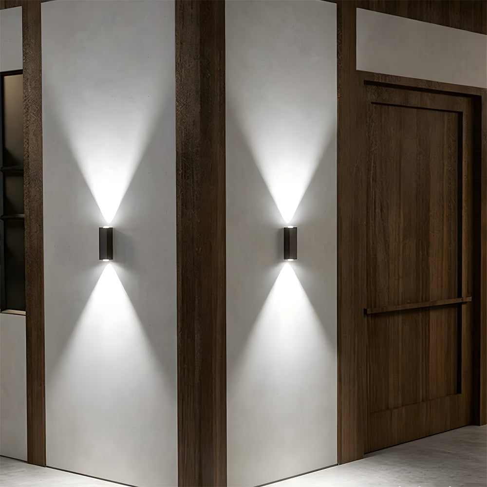Up and down IP65 Solar LED Outdoor Wall Lights for Entryway