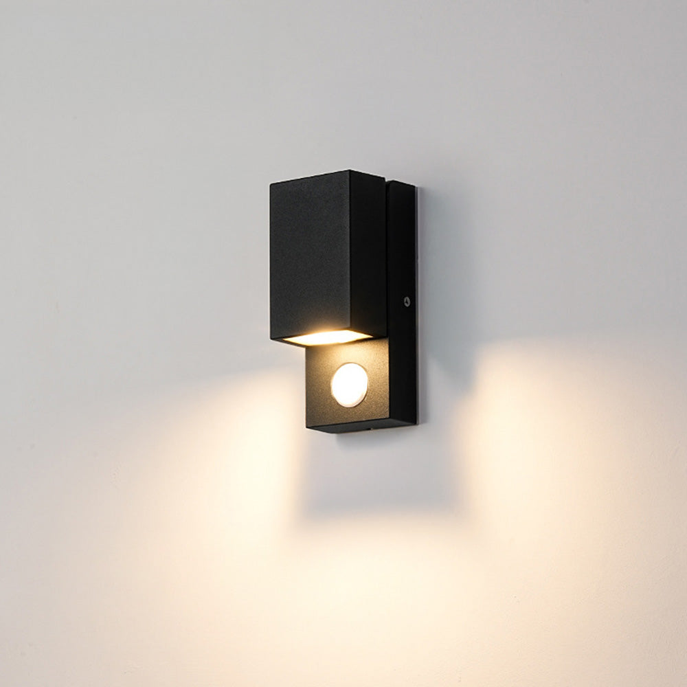 Up and Down LED Outdoor Wall Lights with Motion Sensor for Porch Patio