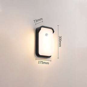 Stylish IP65 Aluminium PIR LED Outdoor Wall Lights for Patio