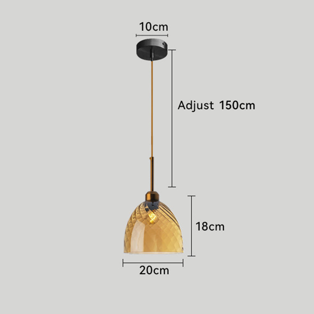 Contemporary Simple Glass Pendant Light