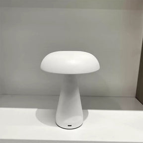 Danish Mushroom Metal Acrylic Rechargeable Dimmable Lamp for Study Bedroom