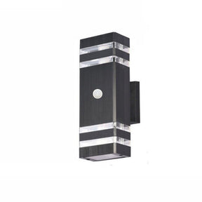 Modern Layered Outdoor Wall Lights with Optional PIR Sensor for Porch Patio