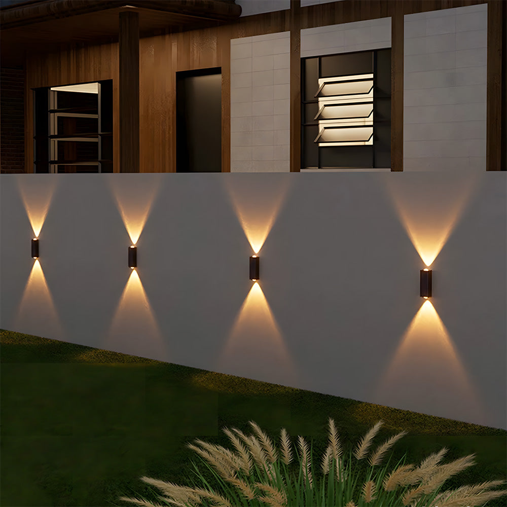 Up and down IP65 Solar LED Outdoor Wall Lights for Entryway