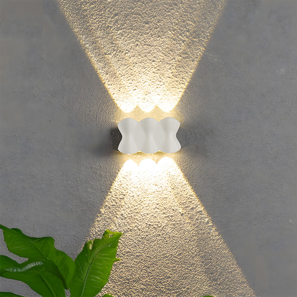 Modern Outdoor LED Up and Down Wall Lights for Garage Patio