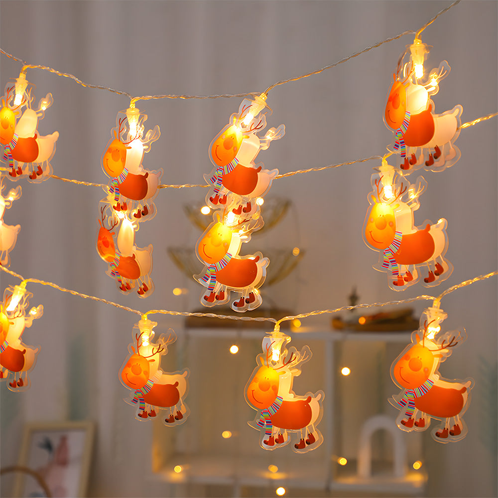 Indoor Decor Father Christmas Battery Powered String Lights