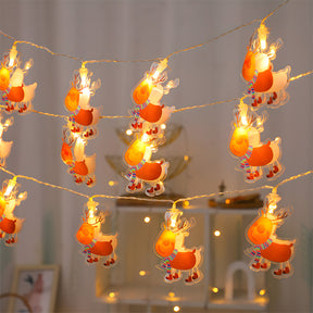 Indoor Decor Father Christmas Battery Powered String Lights