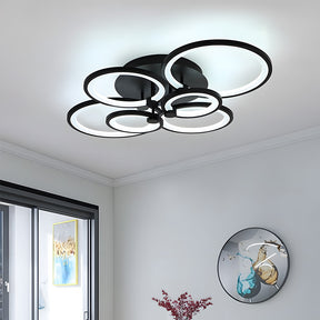 Unique Design Multi-circle LED Living Room Ceiling Light