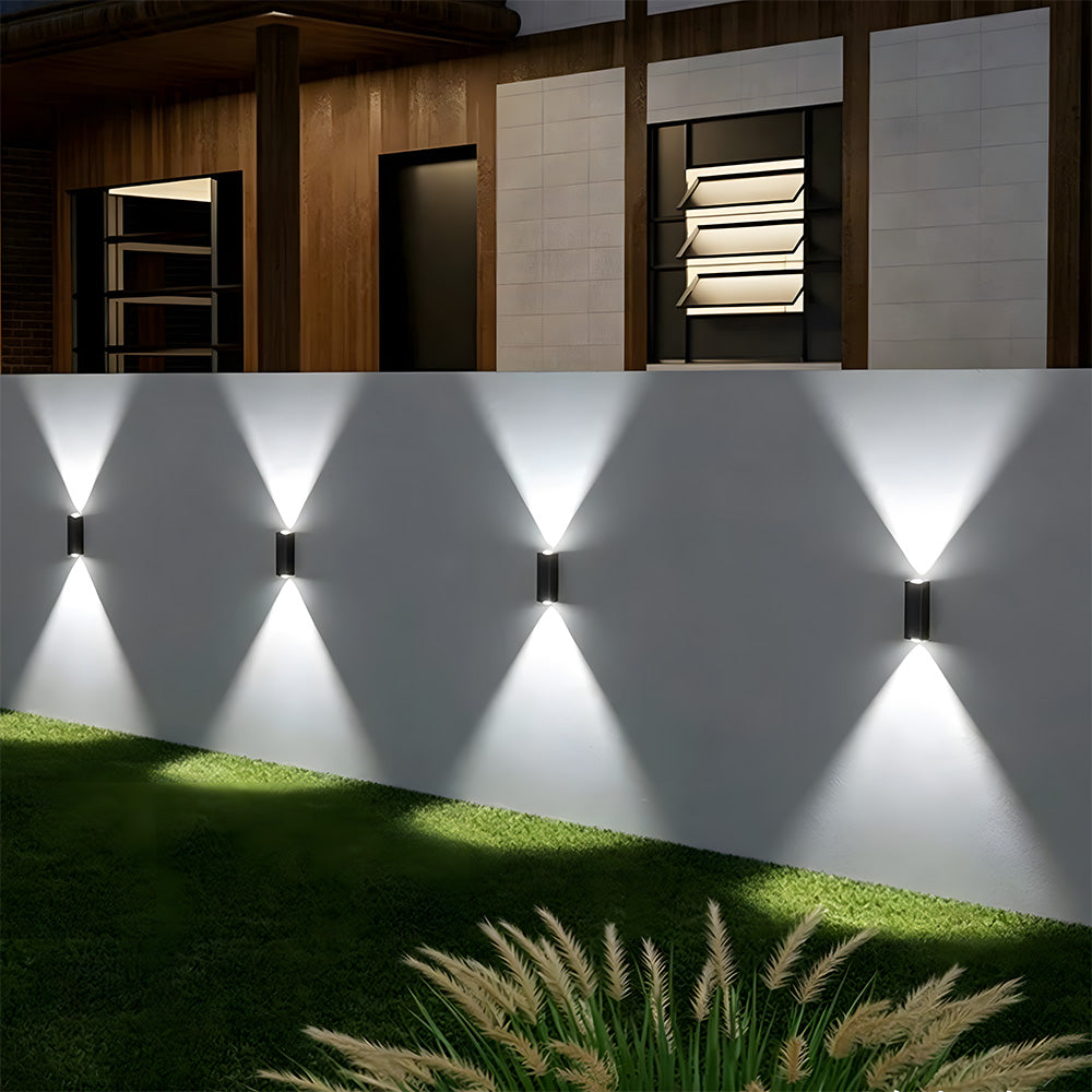 Up and down IP65 Solar LED Outdoor Wall Lights for Entryway