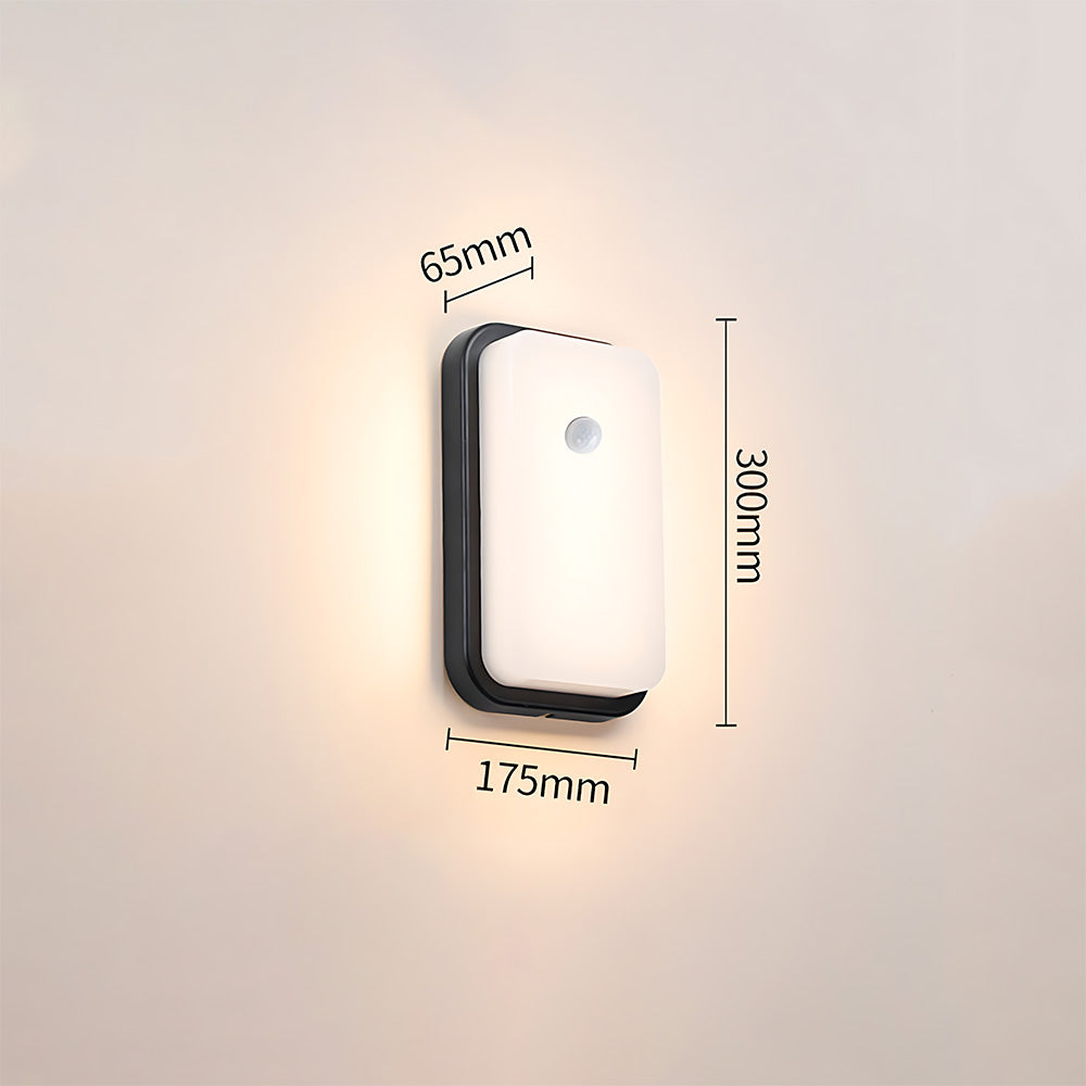 Stylish IP65 Aluminium PIR LED Outdoor Wall Lights for Patio