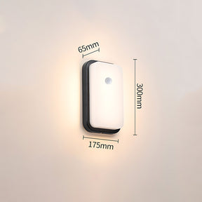 Stylish IP65 Aluminium PIR LED Outdoor Wall Lights for Patio