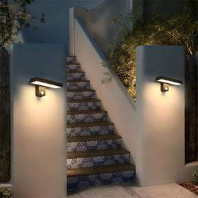 Stylish LED IP65 Motion Sensor Aluminium Porch Wall Lights
