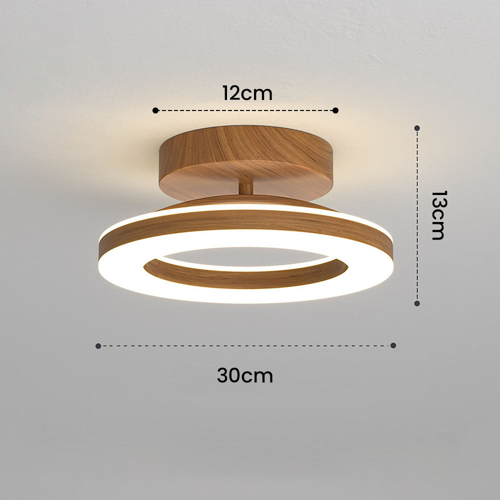 Acrylic Round LED Ceiling Light For Hallway Entrance