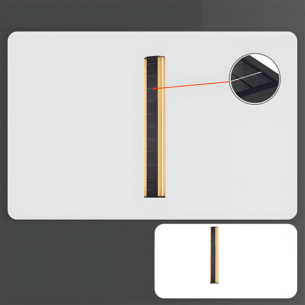 Modern Exterior Solar Wall Lights for House Garage Porch Patio, Dusk to Dawn