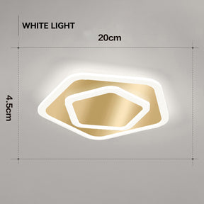 Simple Design Medal LED Ceiling Lamp for Bedroom