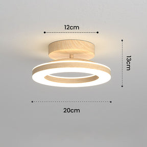 Acrylic Round LED Ceiling Light For Hallway Entrance