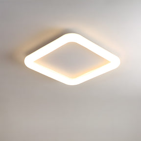 Minimalist Nordic White LED Ceiling Light For Living Room