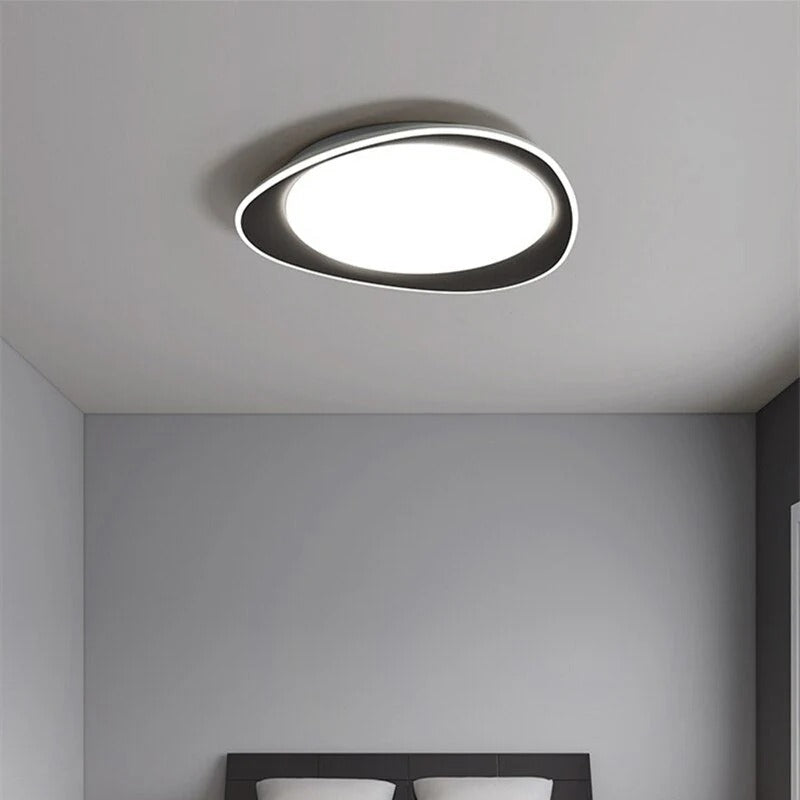 Modern Geometric Dimmable Iron Living Room LED Ceiling Light