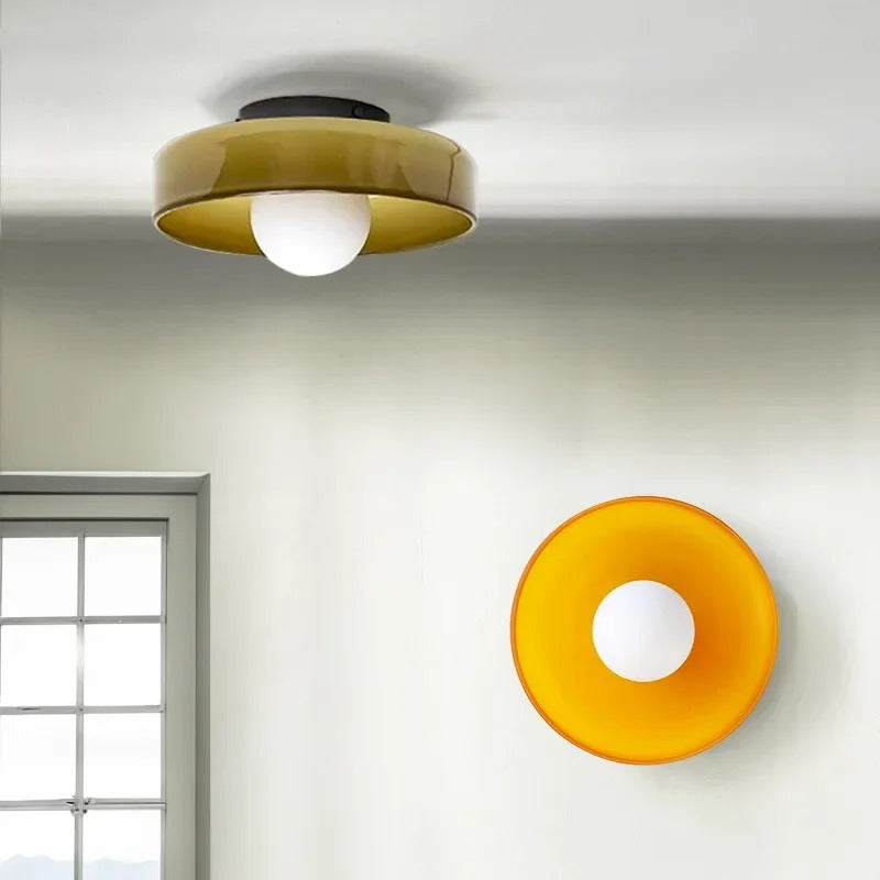 Modern Round Flush Mount Kitchen Flush Ceiling Light