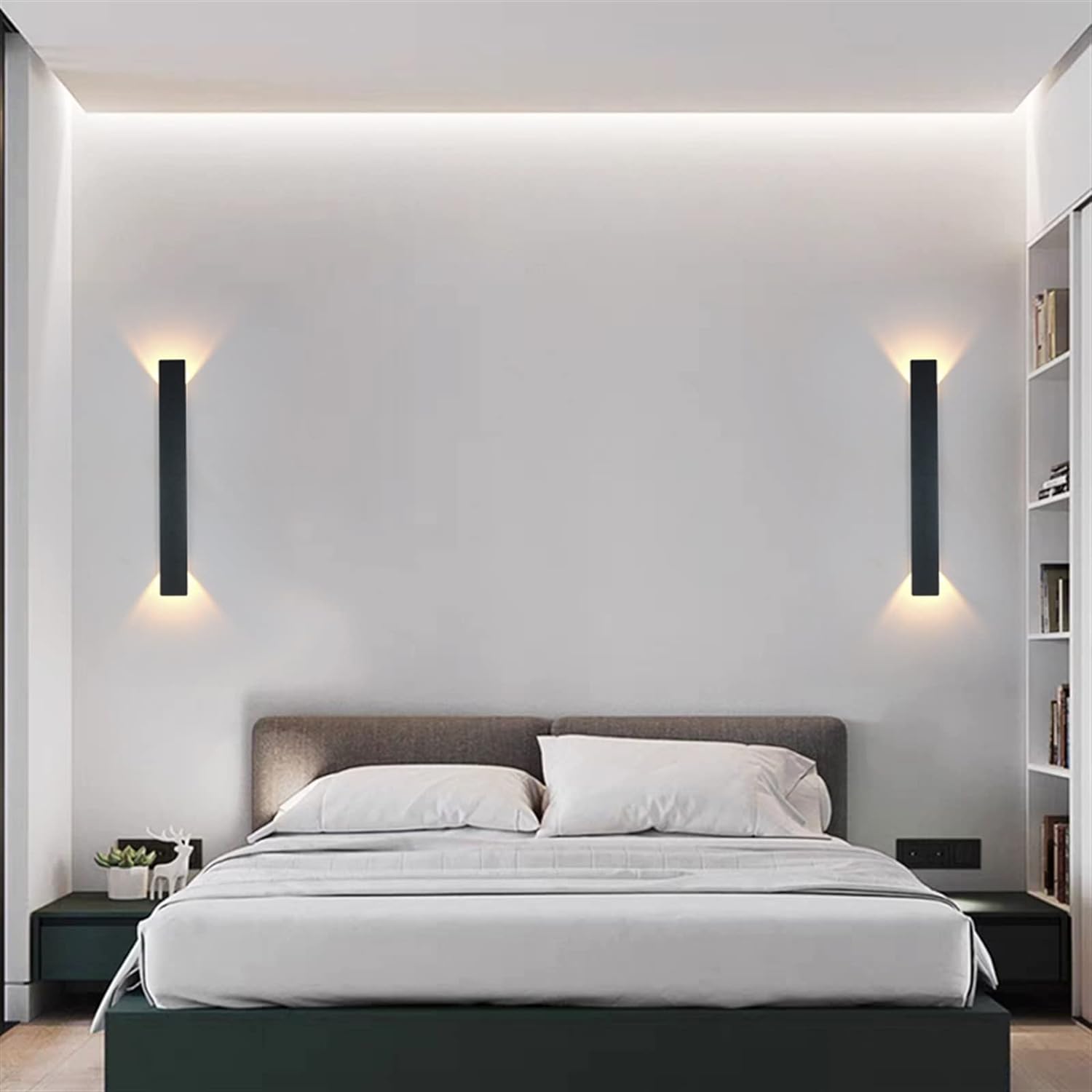 Set of 2 Up-and-Down IP65 LED Aluminum Outdoor Wall Lights