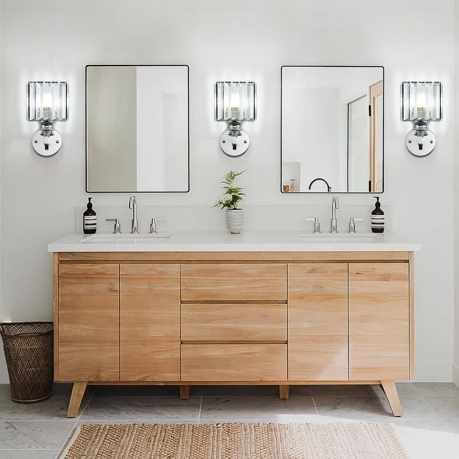 Modern minimalist Crystal Lights