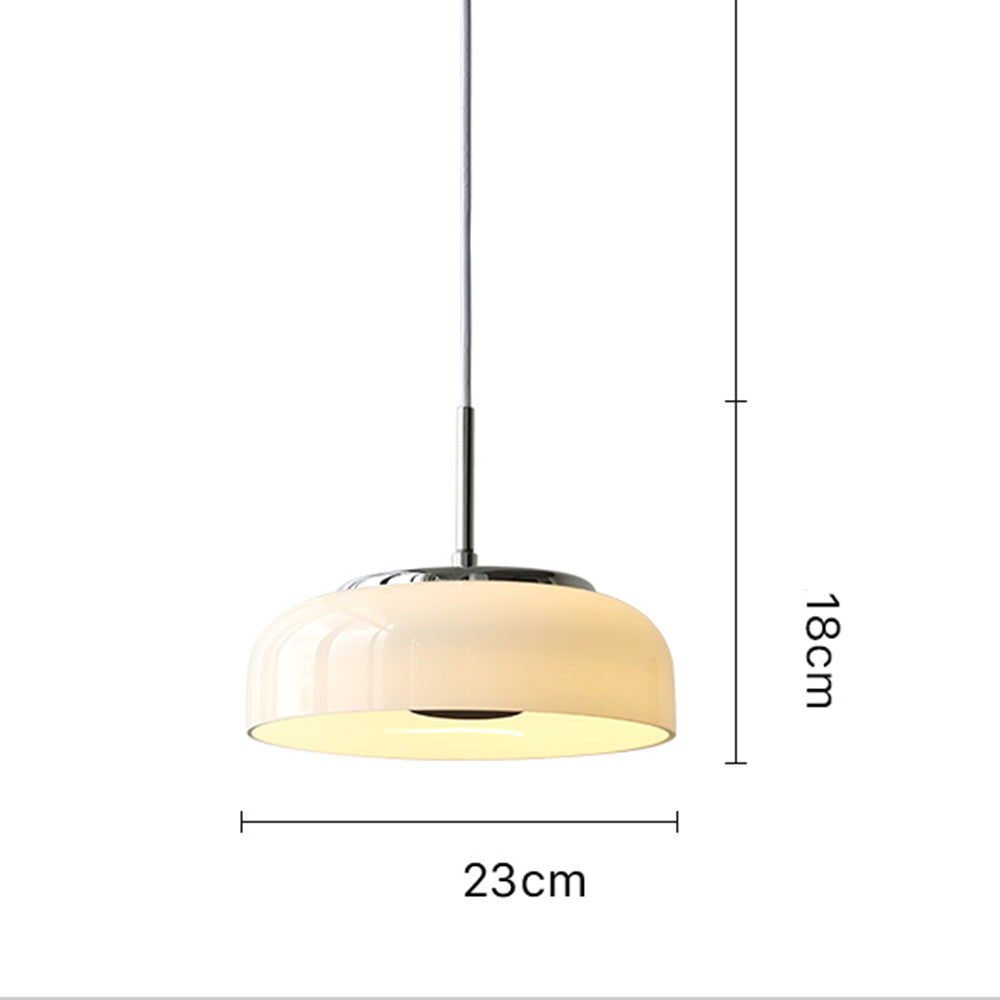 Nordic Bauhaus Glass LED Pendant Lighting