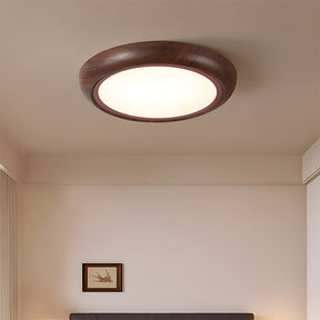 Retro Minimalist Round Acrylic Bedroom LED Ceiling Lights