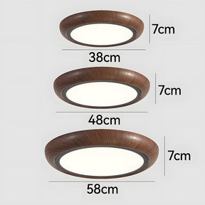 Retro Minimalist Round Acrylic Bedroom LED Ceiling Lights