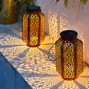 IP44 Outdoor Solar Lantern Lights Decorative Garden Lights for Patio Yard Pathway