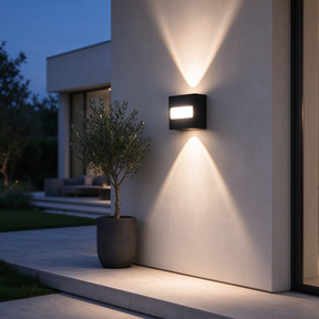 Black Outdoor LED Wall Lights for Patio Garage