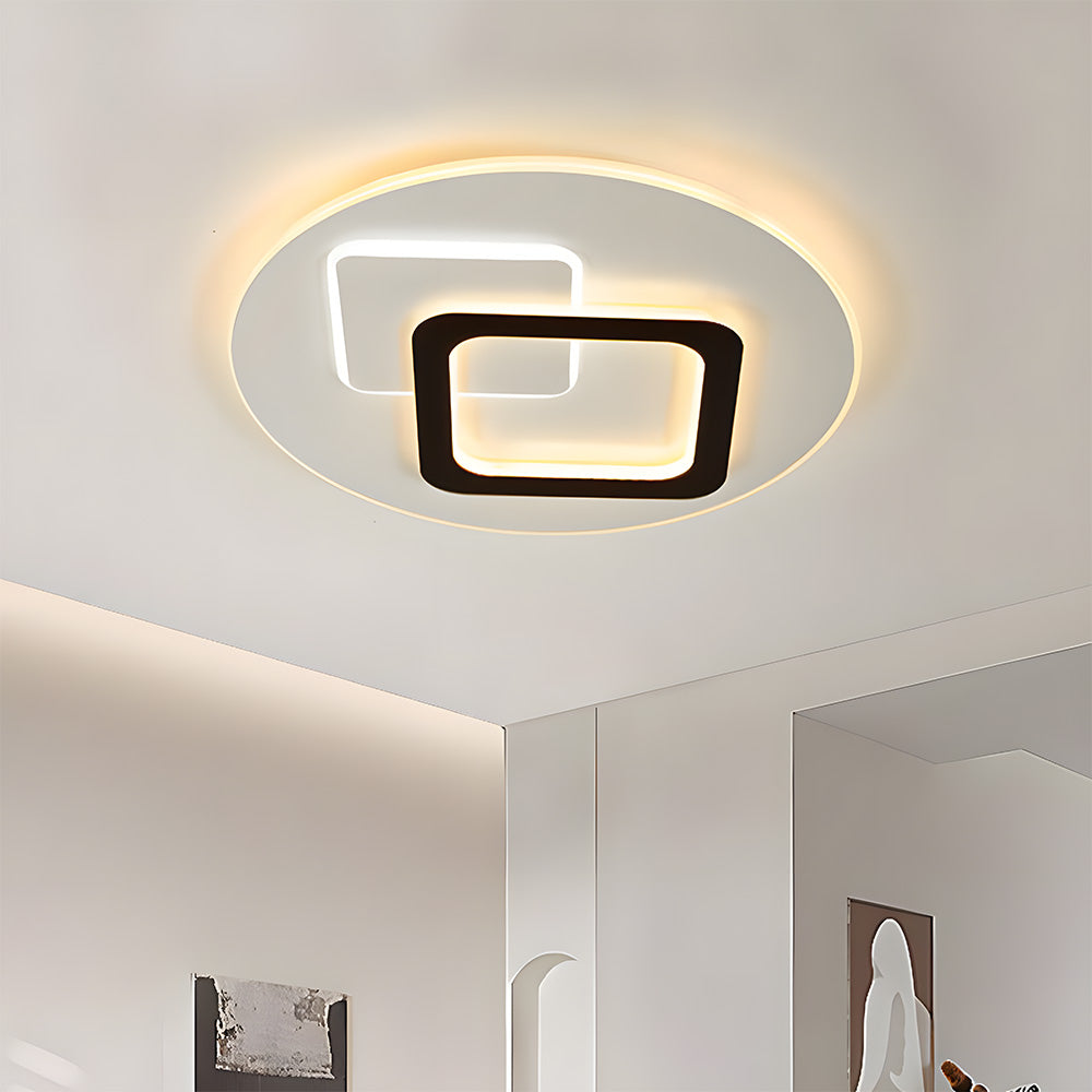 Minimalist Ultra-thin Metal Living Room Led Ceiling Lights