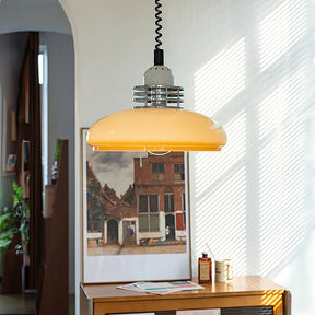 Bauhaus Brown Glass Pendant Light For Living Room